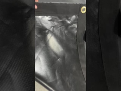 قماش ملفوف بـ PVC مخصص سطح أزرق من الفولاذ القماش القماش القماشية